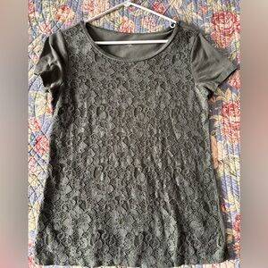 Loft lace tee